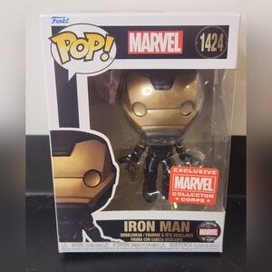 Funko Pop Iron Man #1424 Marvel Collector Corps Exclusive 85th Anniversary